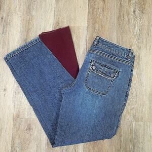 Ann Taylor Bell Bottom Reworked Flares Jeans Size 6P